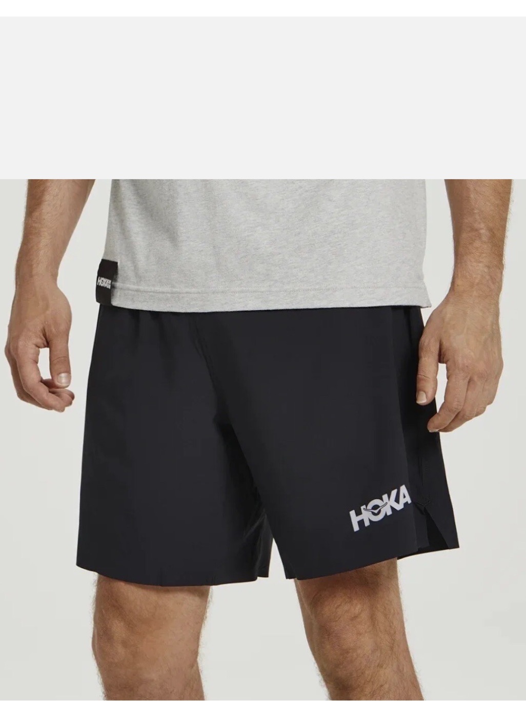 Hoka Performance Woven 7” Black Lined Shorts Nwt Size Small